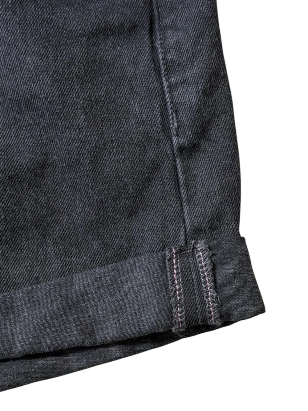 Free People Black Denim Short Overalls